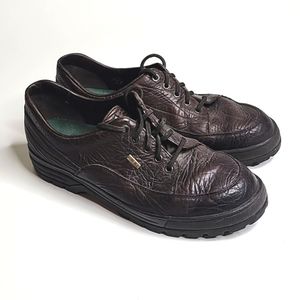 Mephisto Slacker Gore Tex Low Top Shoes Dress Size 10 Brown